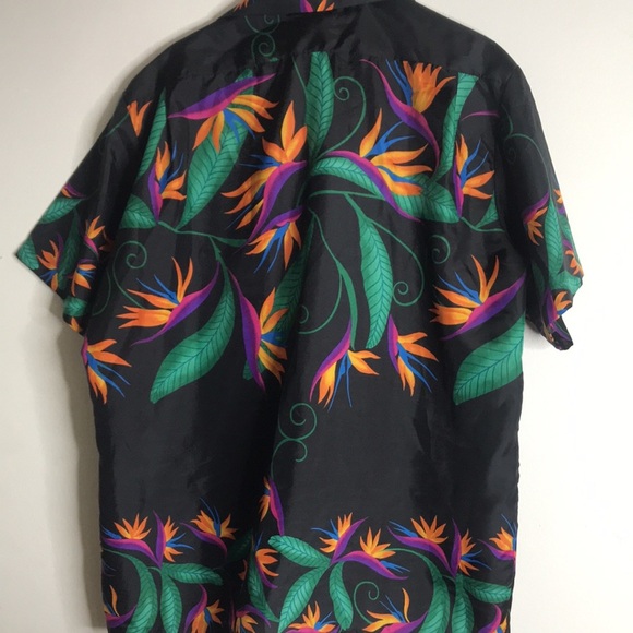 Hilo Hattie floral button up Hawaiian Shirt size XL men tropical - Picture 6 of 8